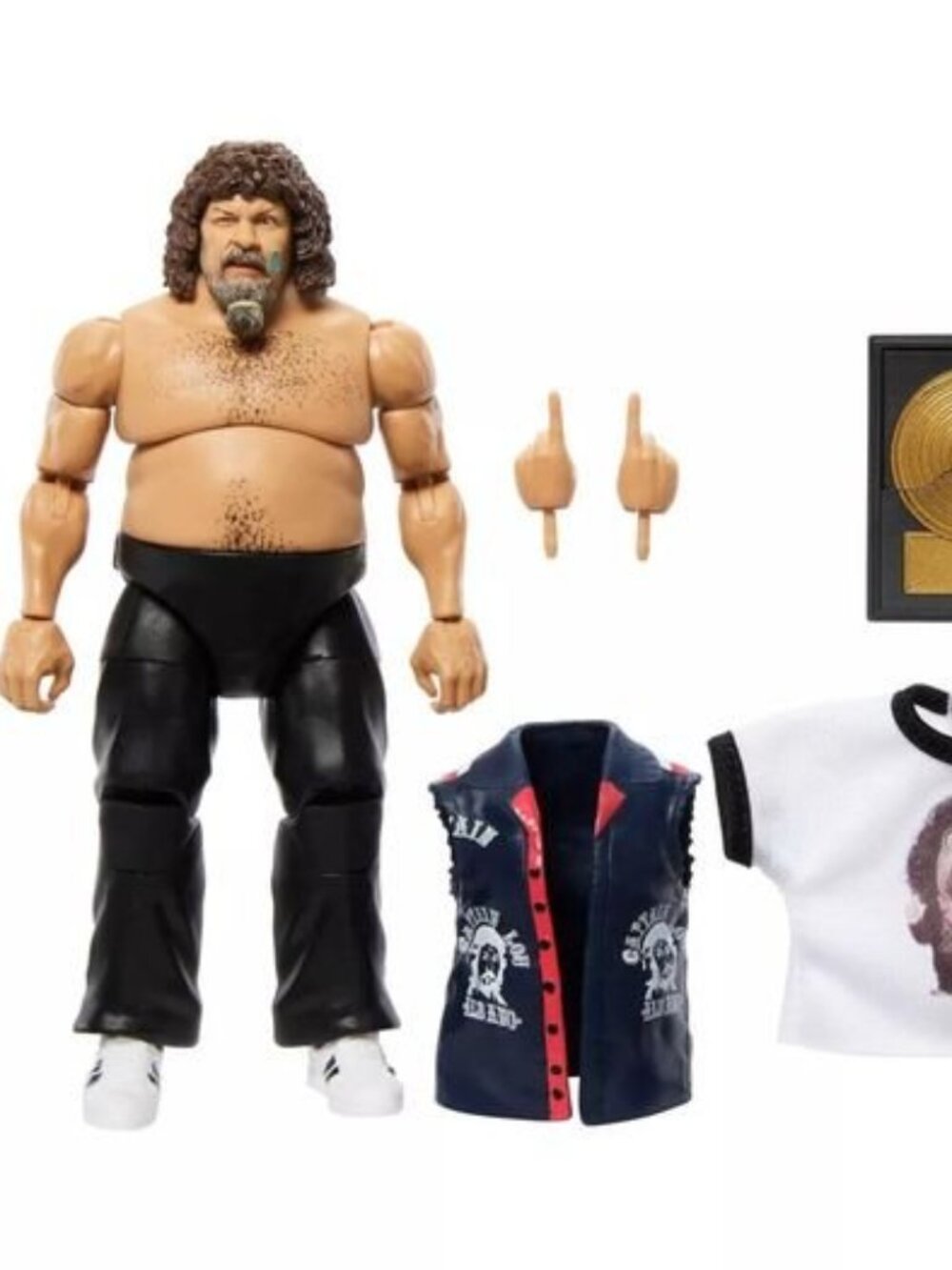New WWE Captain Lou Albano Legends Elite Collection Series 22 Action Figure.